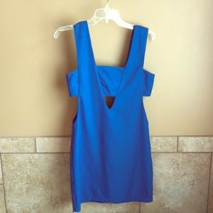 Blue Cut-Out Small Summer Dress